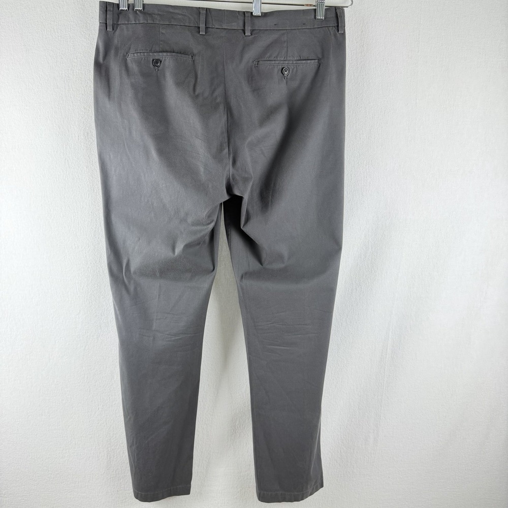 Vineyard Vines Mens On-The-Go Performance Pants Dark Gray Stretch Tech Sz 38x32 - Picture 4 of 8